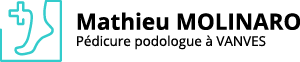 Logo Mathieu Molinaro, pédicure podologue Vanves